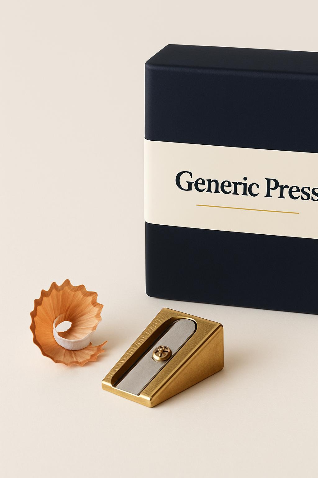 Brass Wedge Sharpener